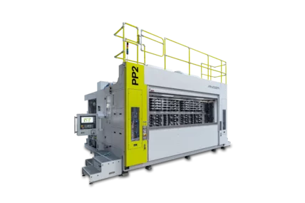 Horizontal dual-spindle machining center for profile machining