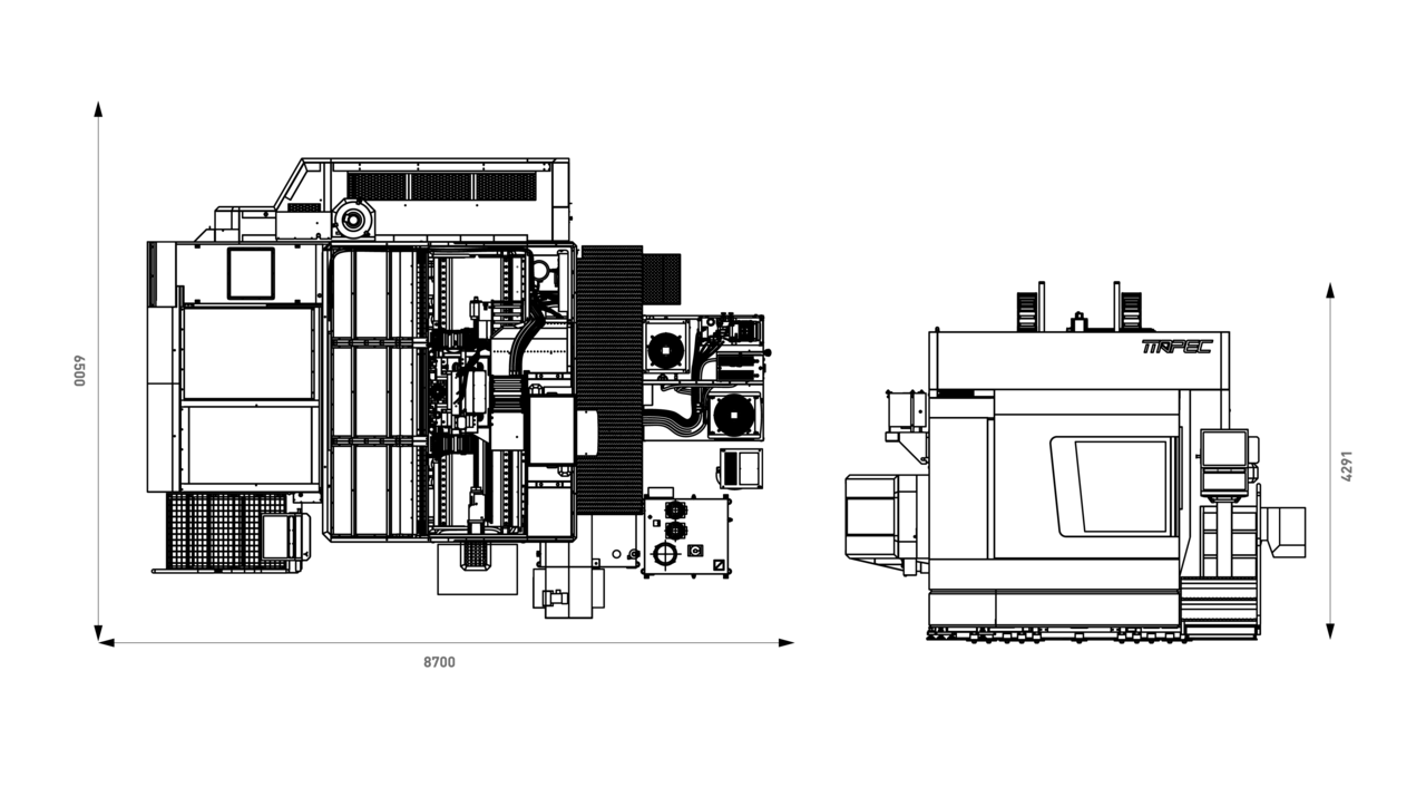 Maschinenabmessungen